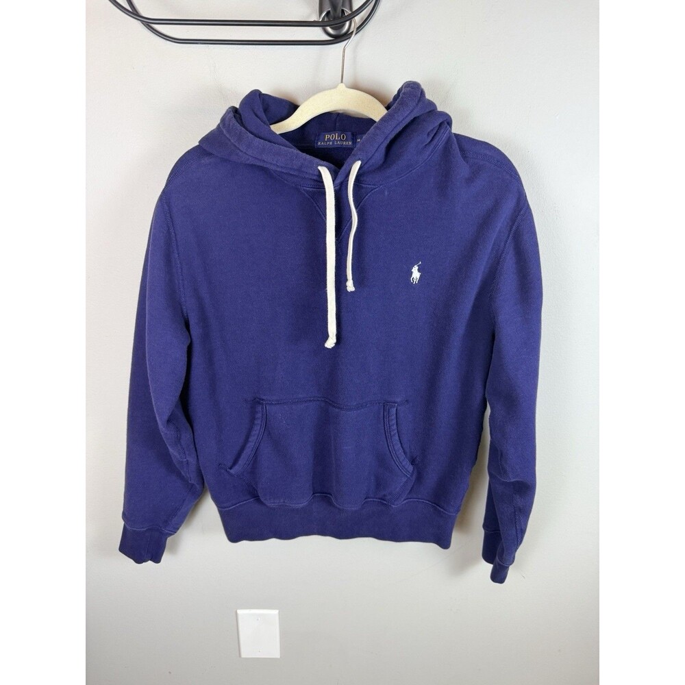 Polo Ralph Lauren Pullover Hoodie Navy Blue Men's Medium Pony Sweatshirt